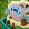 Image de coussins tuftés "Paysages" Dessous de verre Moino Studio Tufting