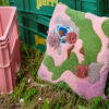 Image de coussins tuftés "Paysages" Dessous de verre Moino Studio Tufting