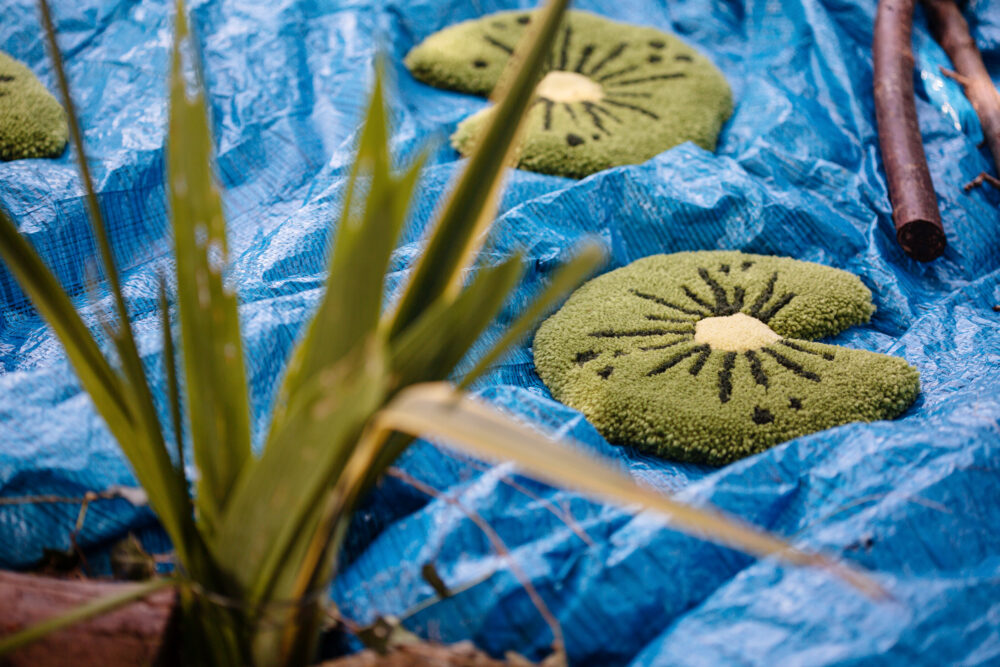 Image d'une décoration murale Nénuphar Moino Studio Tufting