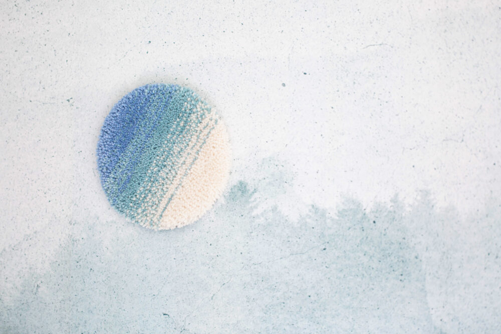 Image d'une décoration murale Dégradé Moino Studio Tufting