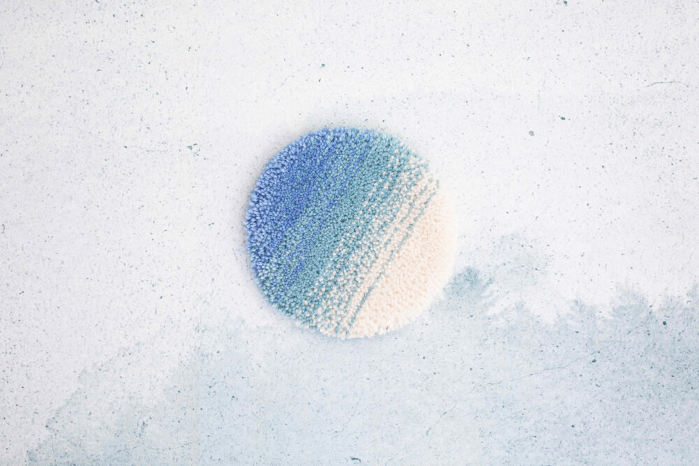 Image d'une décoration murale Dégradé Moino Studio Tufting